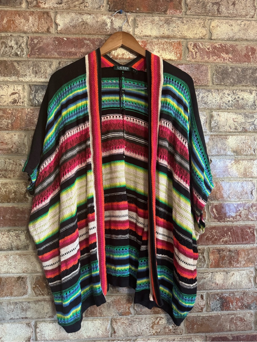 Ralph Lauren boho open front cardigan